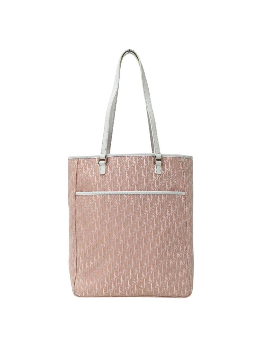 Dior Tote Trotter Canvas Pink White